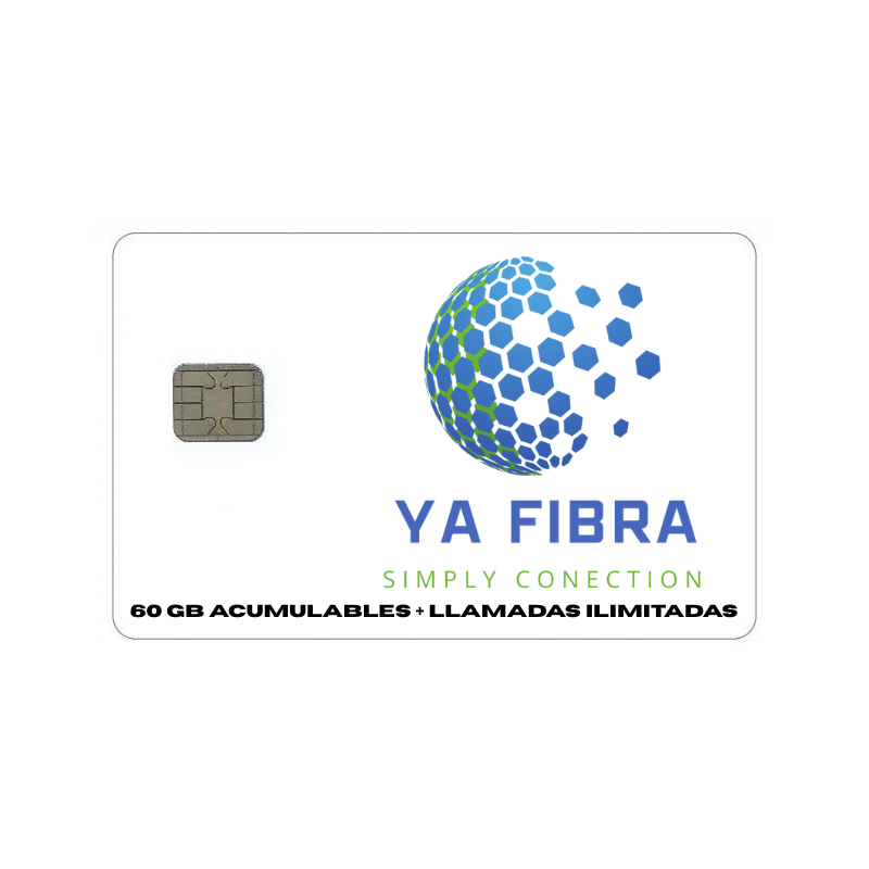 60 GB Navegar + Llamadas Ilimitadas SIN PERMANENCIA