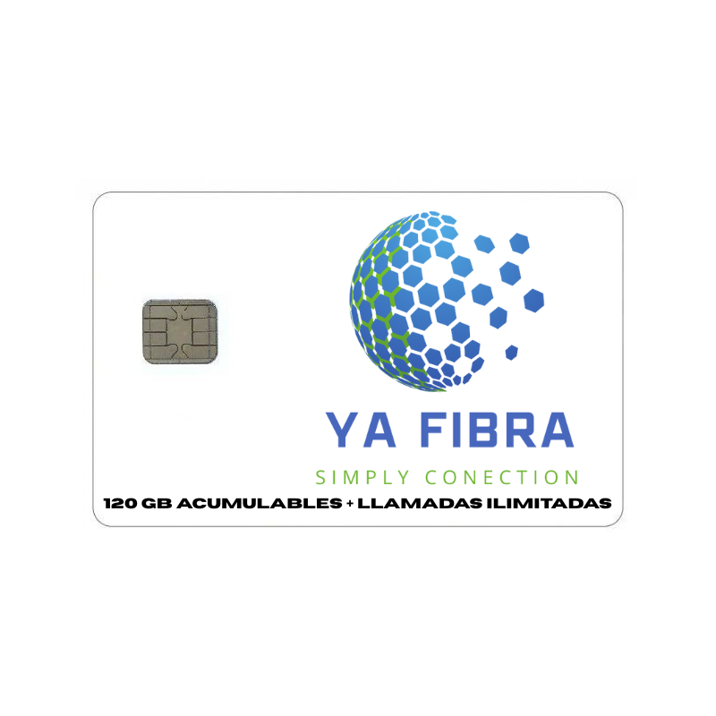 120 GB Navegar + Llamadas Ilimitadas SIN PERMANENCIA