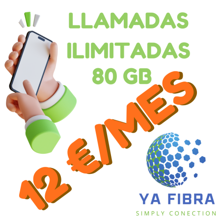 80 GB + Llamadas Ilimitadas